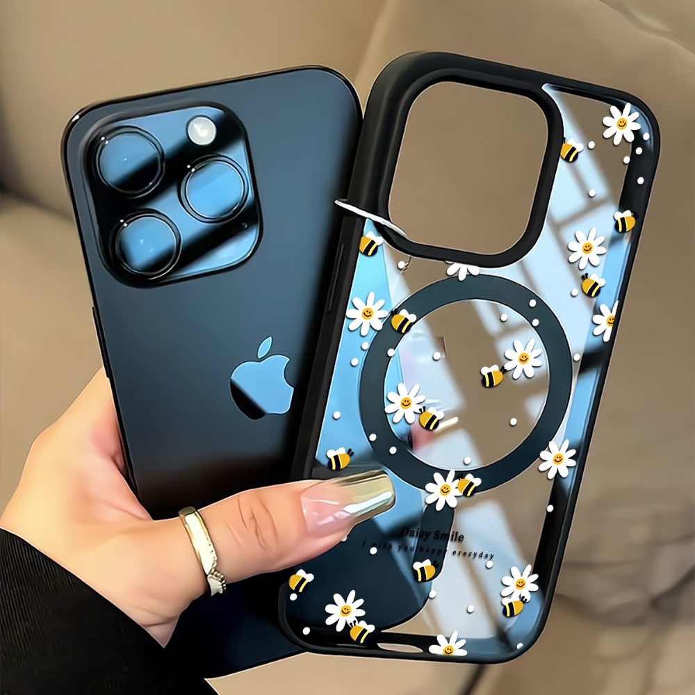 Phone Cases Magsafe - Fresh Daisy Bee Phone Case For