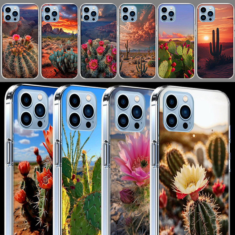 Phone Cases Com - Picturesque Desert With Cacti Cases Phone