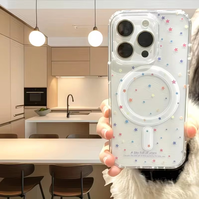 Phone Cases Magsafe - Little Star Pattern Phone Case For