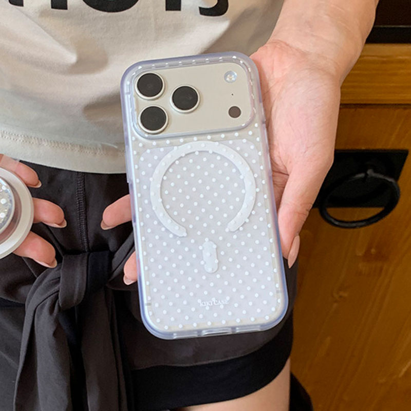 Phone Cases Magsafe - Ins Minimalist Polka Dots For Magsafe