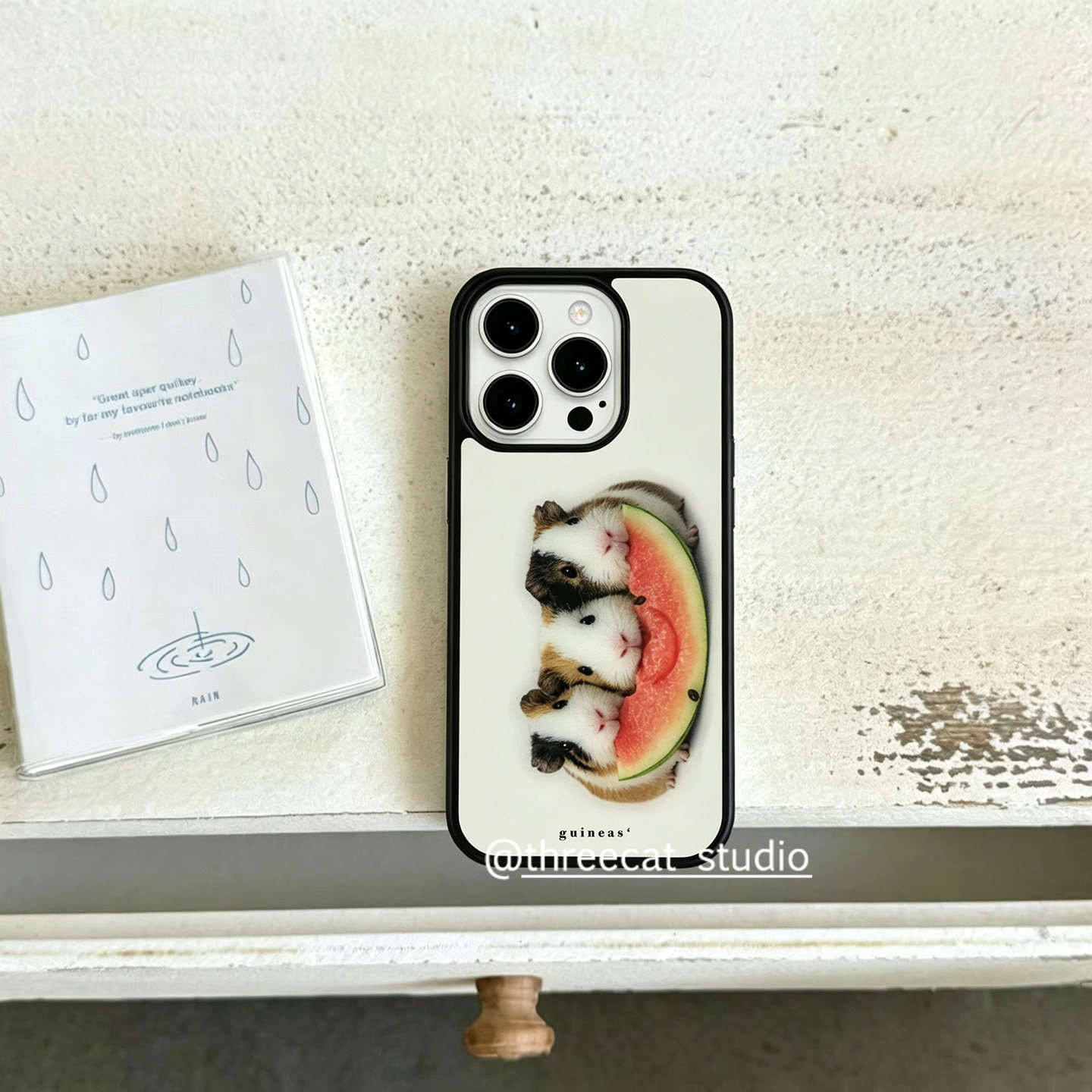 Korean Ins Guinea Pig Eat Wate - Phone Cases Brown ulasan dan harga