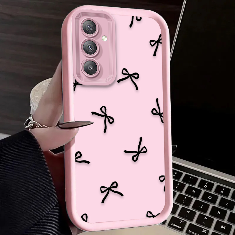 Black Love Heart Bowknot Case  - Phone Cases Samsung ulasan dan harga