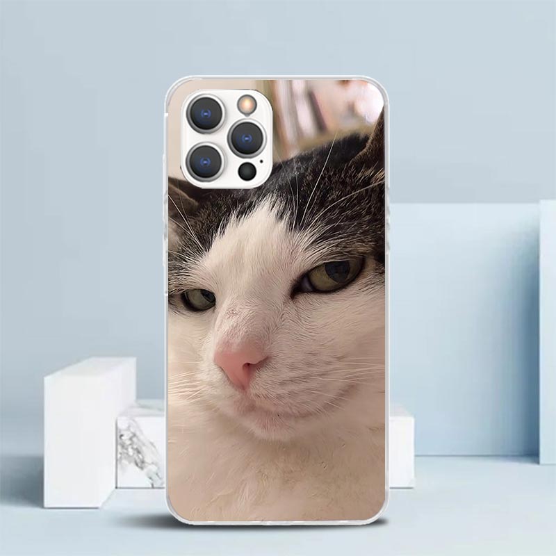Pet Cat Funny Memes Soft Cover - Phone Cases That Fit Iphone 16E ulasan dan harga