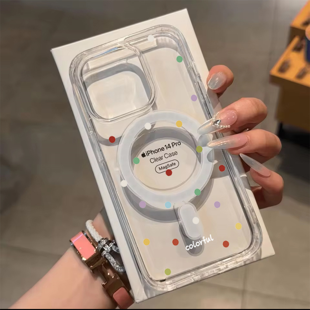 INS Korean Creative Colored Wa - Phone Cases Magsafe ulasan dan harga