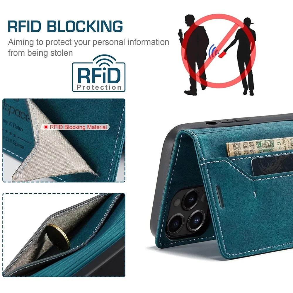 Leather Cases for IPhone 16 15 - Leather Folio Wallet Case ulasan dan harga