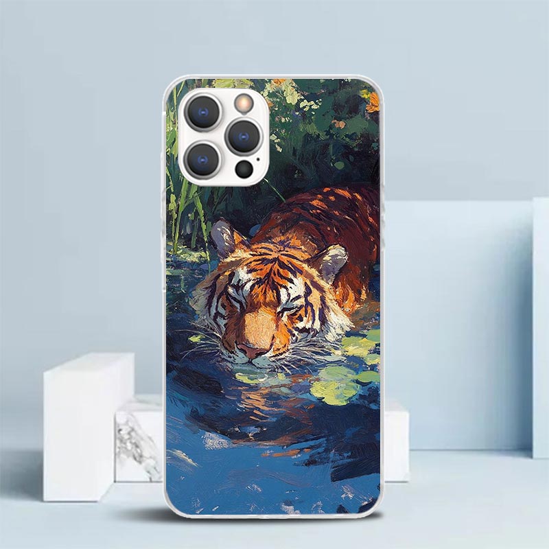 Superior Tiger Pattern Art Sof - Phone Cases That Fit Iphone 16E ulasan dan harga