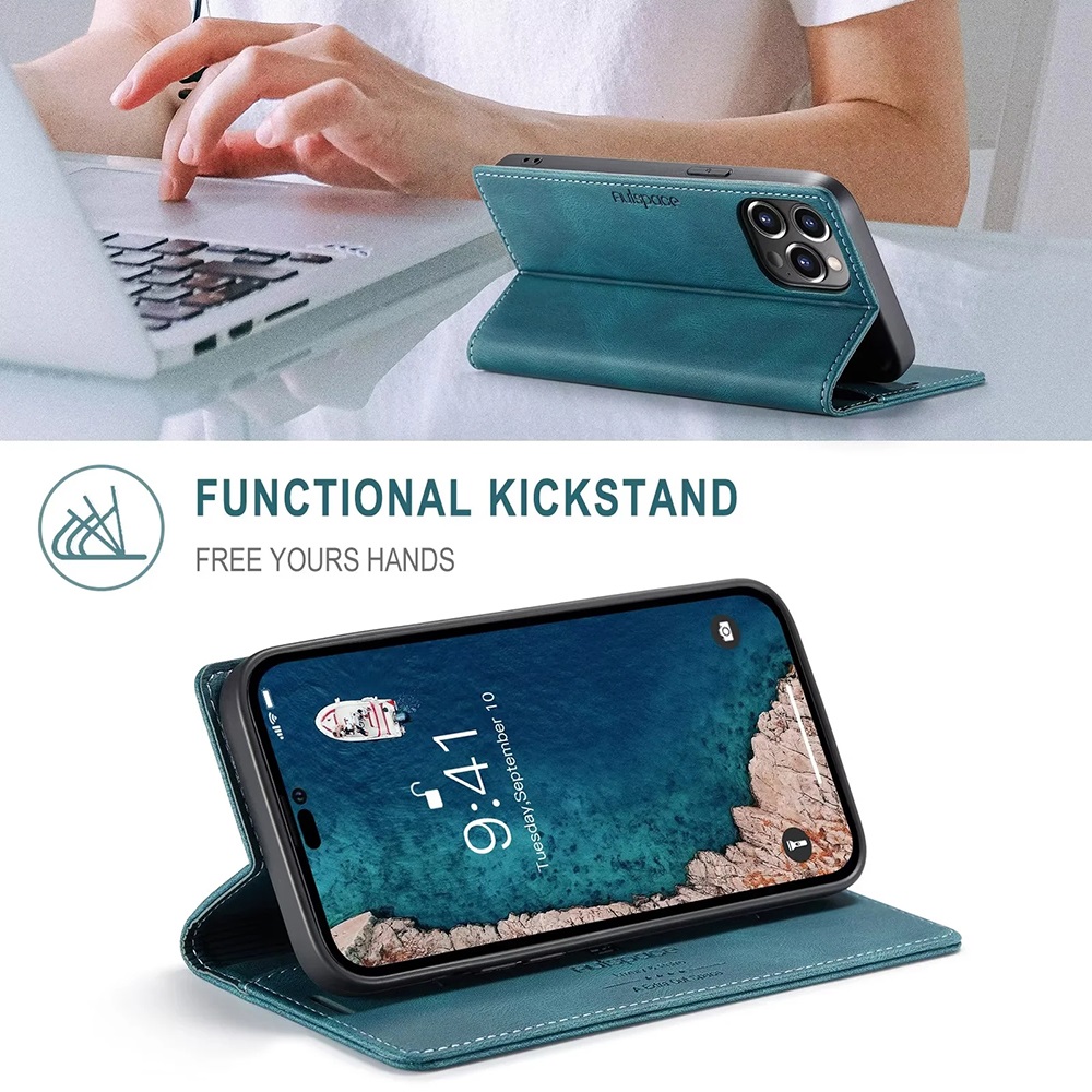 Leather Cases for iPhone 14 13 - Leather Folio Wallet Case ulasan dan harga