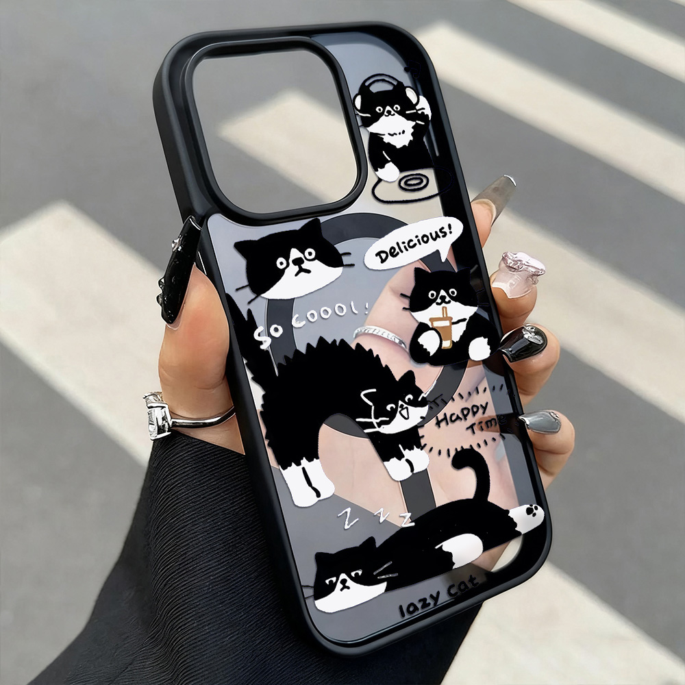 Funny Black Cat Wireless Charg - Phone Cases Magsafe ulasan dan harga