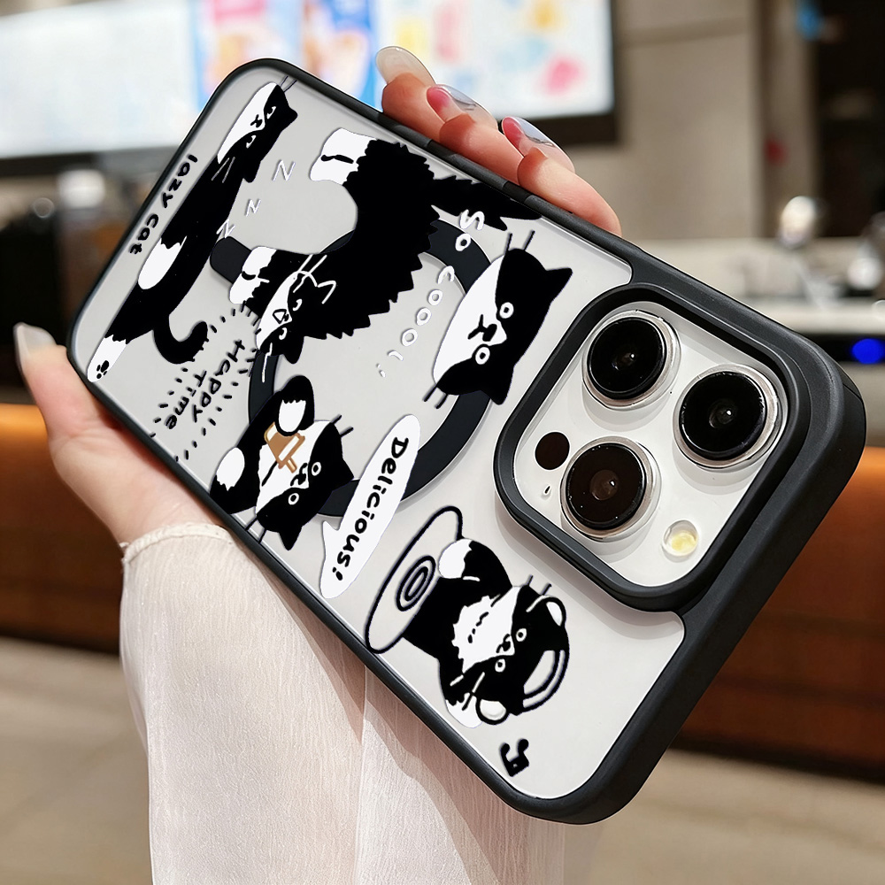 Funny Black Cat Wireless Charg - Phone Cases Magsafe ulasan dan harga