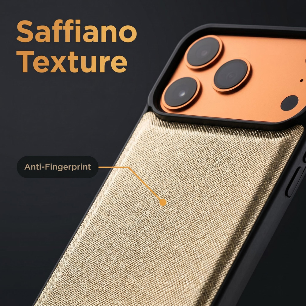 INS Minimalist Saffiano Leathe - Monogram Custom Case ulasan dan harga