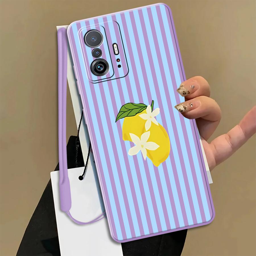 Lemon Cool Stripe Pattern Case - Phone Cases Iphone 11 ulasan dan harga