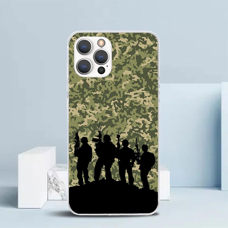Camouflage Military Soft Cover - Phone Cases That Fit Iphone 16E ulasan dan harga
