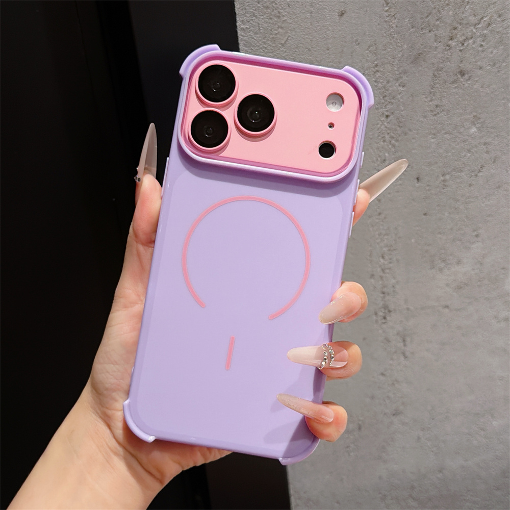 Contrast Color Armor Phone Cas - Phone Cases Magsafe ulasan dan harga