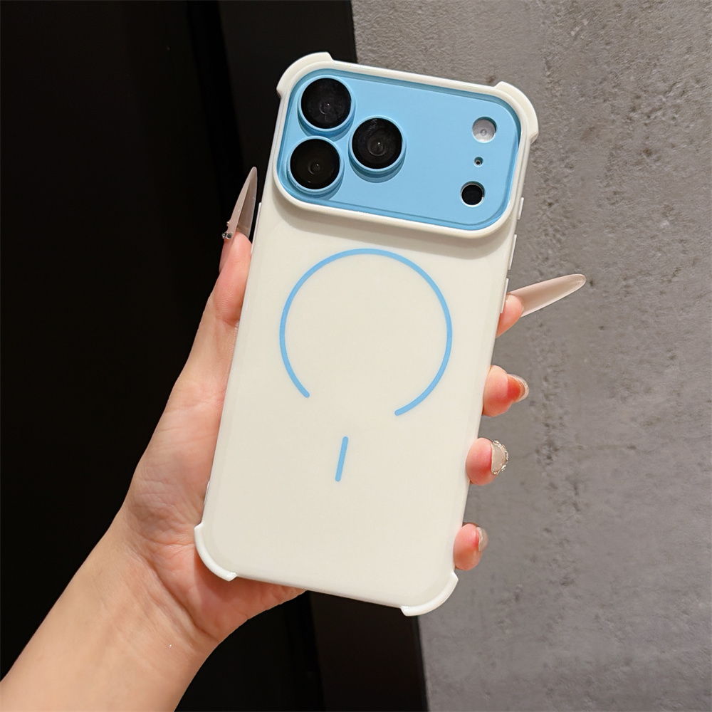 Contrast Color Armor Phone Cas - Phone Cases Magsafe ulasan dan harga