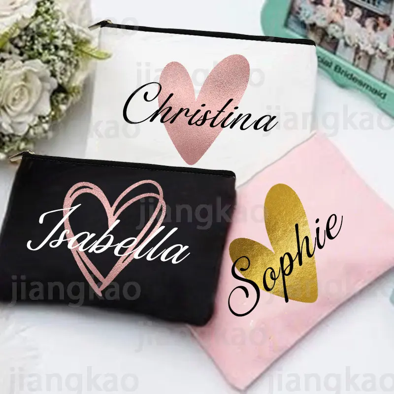 Personalized Makeup Bag Brides - Monogram Custom Case ulasan dan harga
