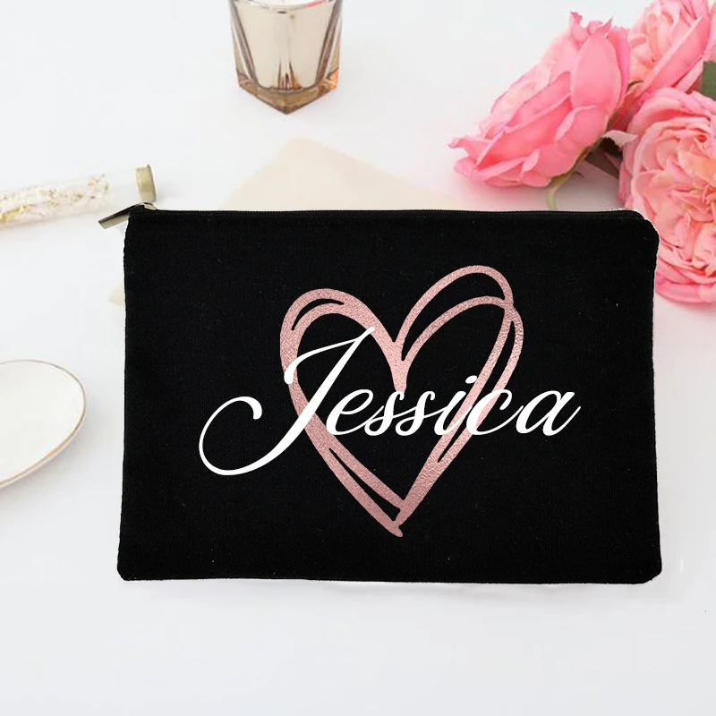 Personalized Makeup Bag Brides - Monogram Custom Case ulasan dan harga