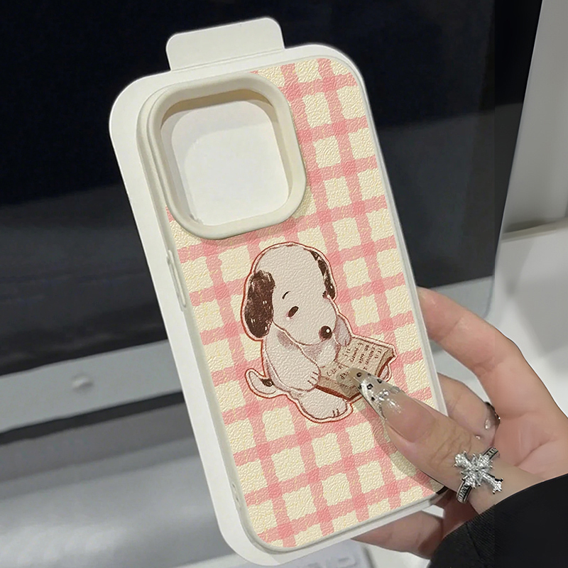 Cute Vintage Book Dog Litchi P - Phone Cases Galaxy A16 5G ulasan dan harga