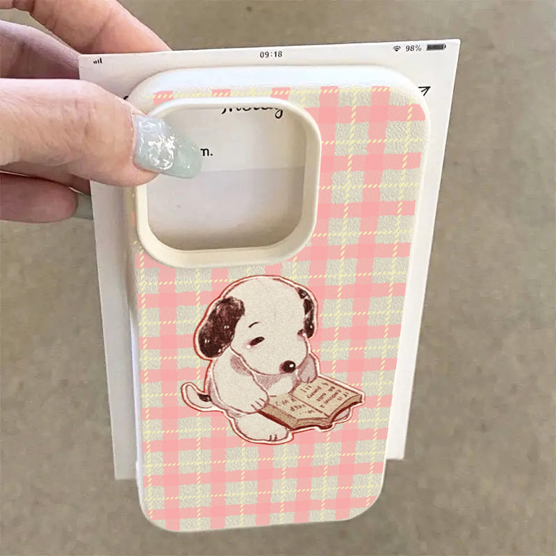 Cute Vintage Book Dog Litchi P - Phone Cases Galaxy A16 5G ulasan dan harga