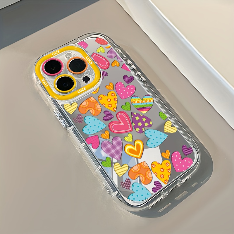 Vibrant Heart Makeup Mirror De - Phone Cases Trendy ulasan dan harga
