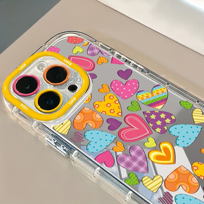 Vibrant Heart Makeup Mirror De - Phone Cases Trendy ulasan dan harga
