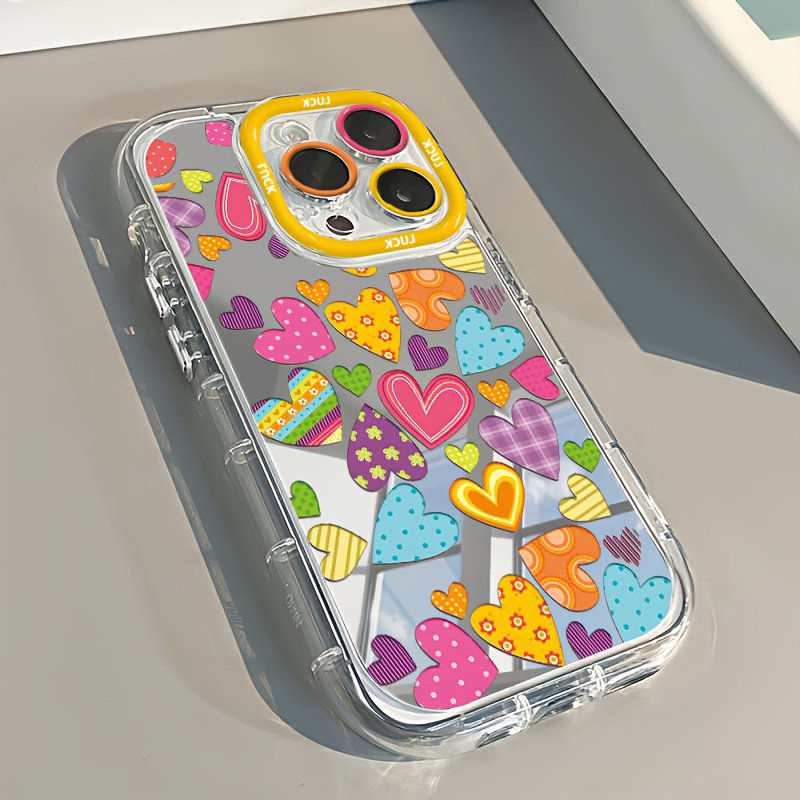 Vibrant Heart Makeup Mirror De - Phone Cases Trendy ulasan dan harga