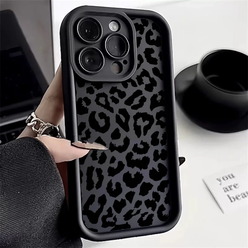 Black Leopard Print Pattern Si - Phone Cases Dior ulasan dan harga