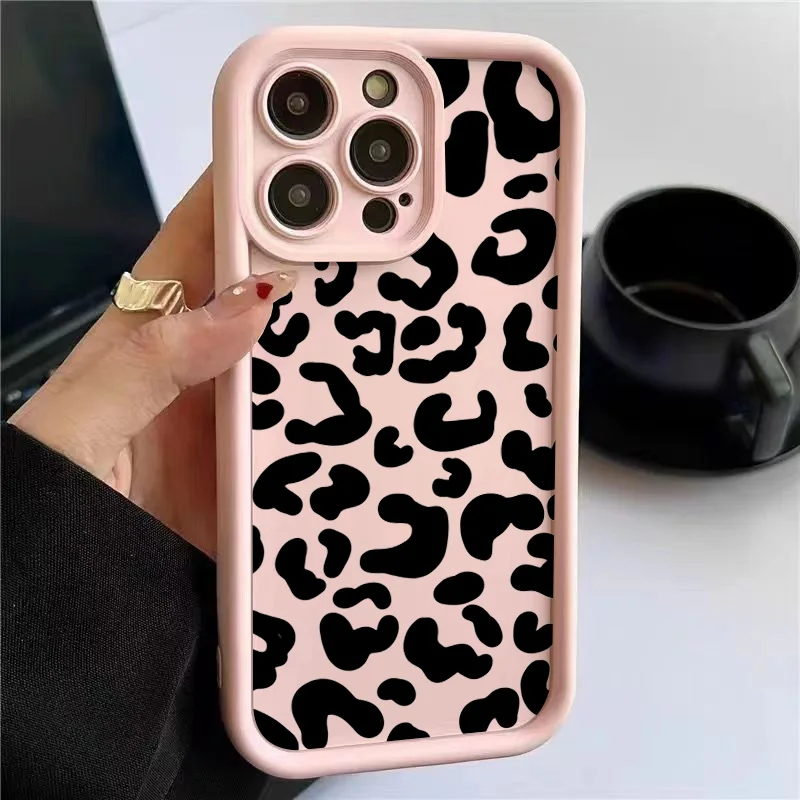 Black Leopard Print Pattern Si - Phone Cases Dior ulasan dan harga
