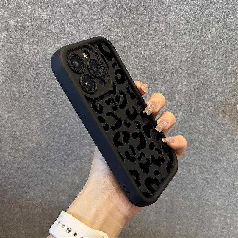 Black Leopard Print Pattern Si - Phone Cases Dior ulasan dan harga