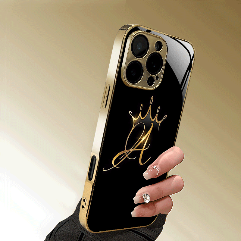 Noble Golden Crown Monogram Ha - Monogram Custom Case ulasan dan harga