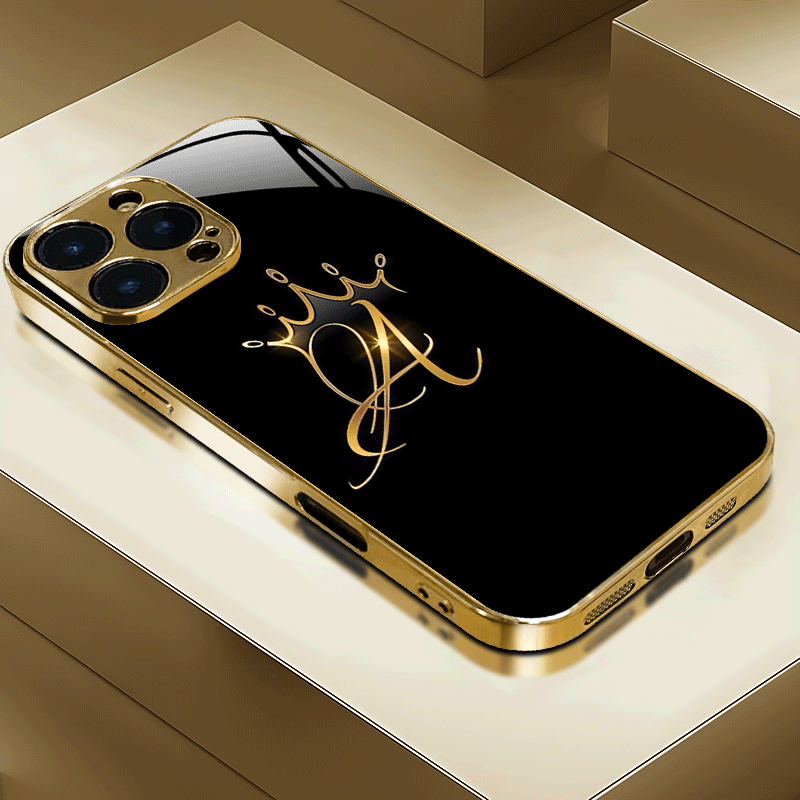 Noble Golden Crown Monogram Ha - Monogram Custom Case ulasan dan harga