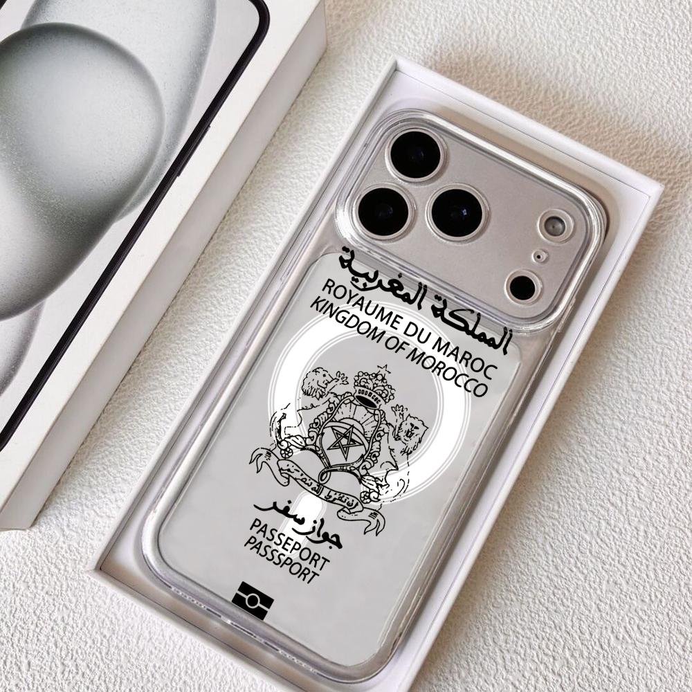 Cool Morocco Passport Phone Ca - Phone Cases Magsafe ulasan dan harga