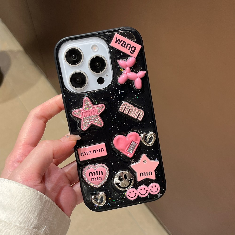 Cute 3D Love Heart Y2K Star Sp - Phone Cases Dior ulasan dan harga