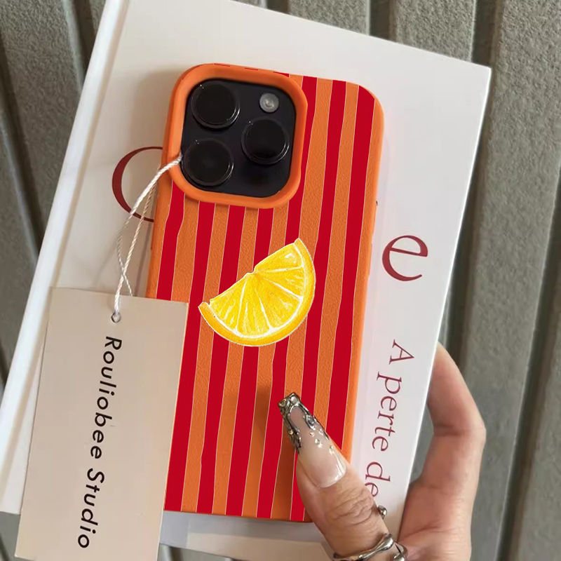 Fashion Lemon Pattern TPU Sili - Phone Cases Trendy ulasan dan harga