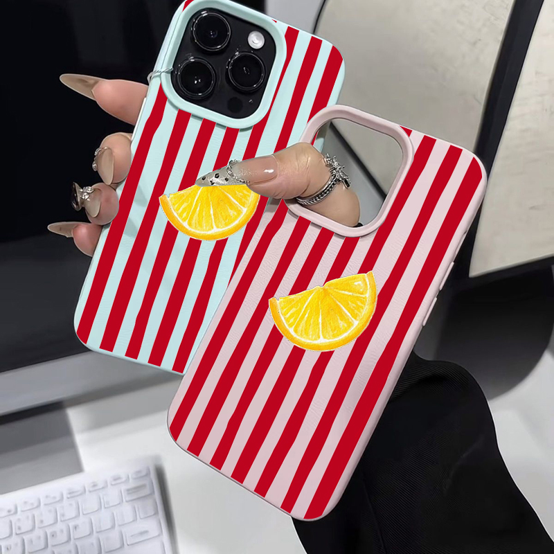 Fashion Lemon Pattern TPU Sili - Phone Cases Trendy ulasan dan harga