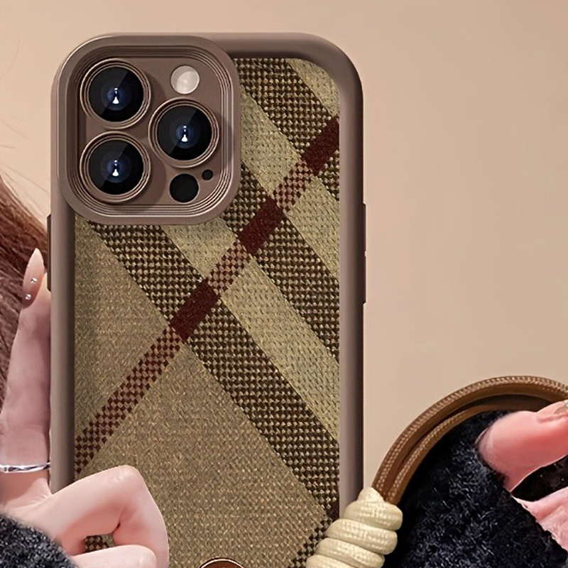 Brown Stripes Lanyard Strap Ro - Phone Cases Brown ulasan dan harga
