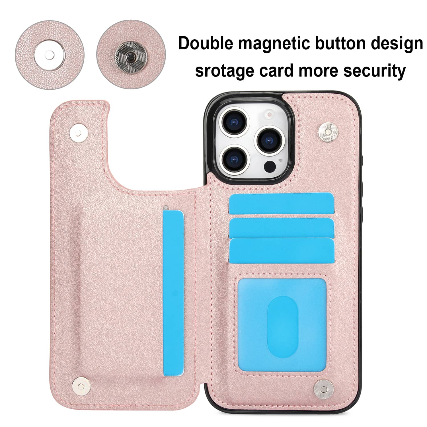 For iPhone 16 Pro Max iPhone 1 - Leather Folio Wallet Case ulasan dan harga