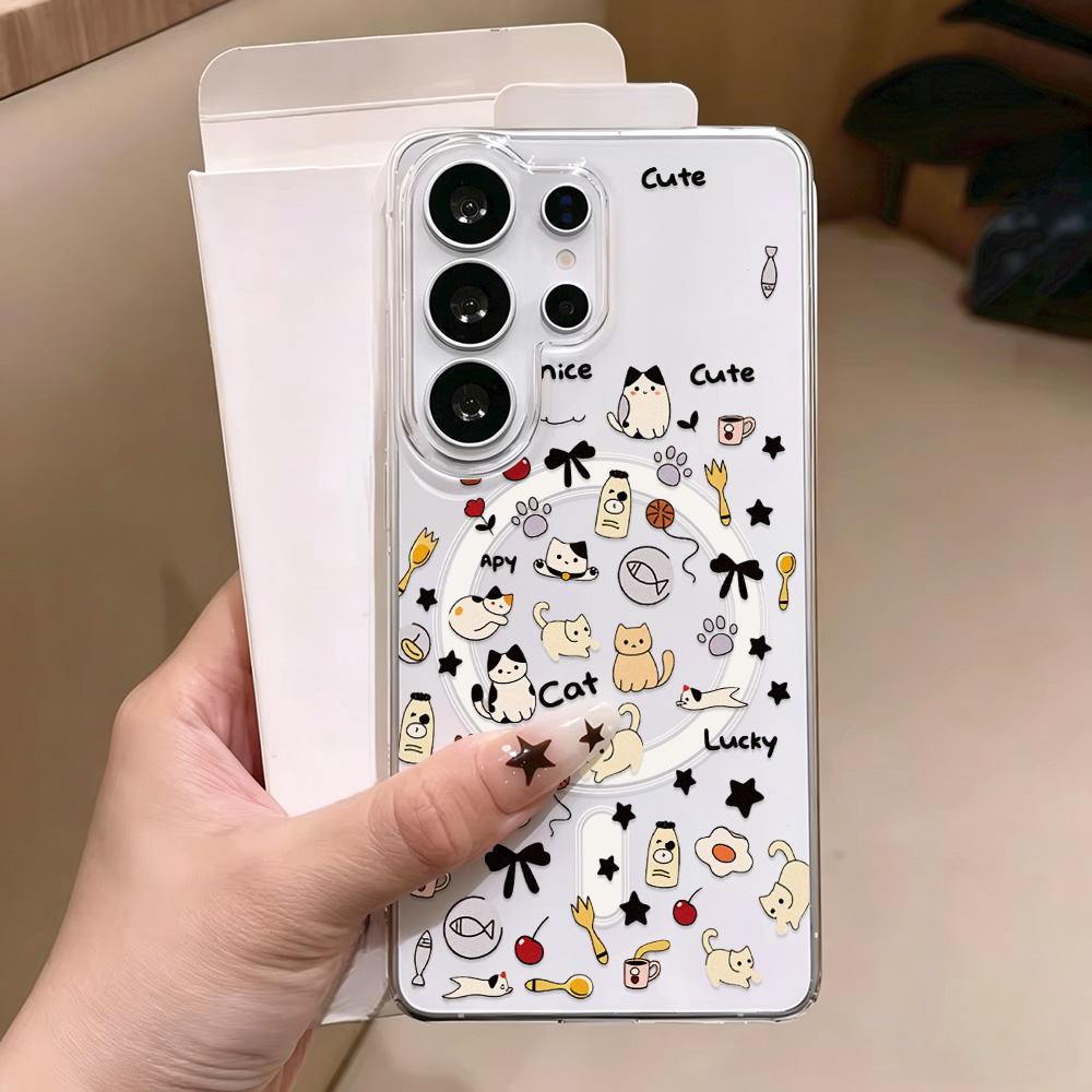 Cute Cat Magnetic Phone Case F - Phone Cases Magsafe ulasan dan harga