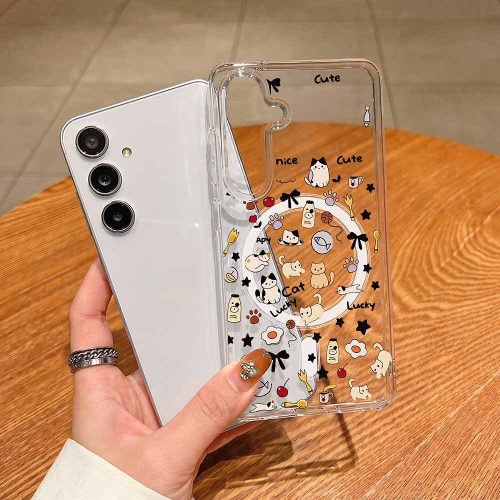 Cute Cat Magnetic Phone Case F - Phone Cases Magsafe ulasan dan harga