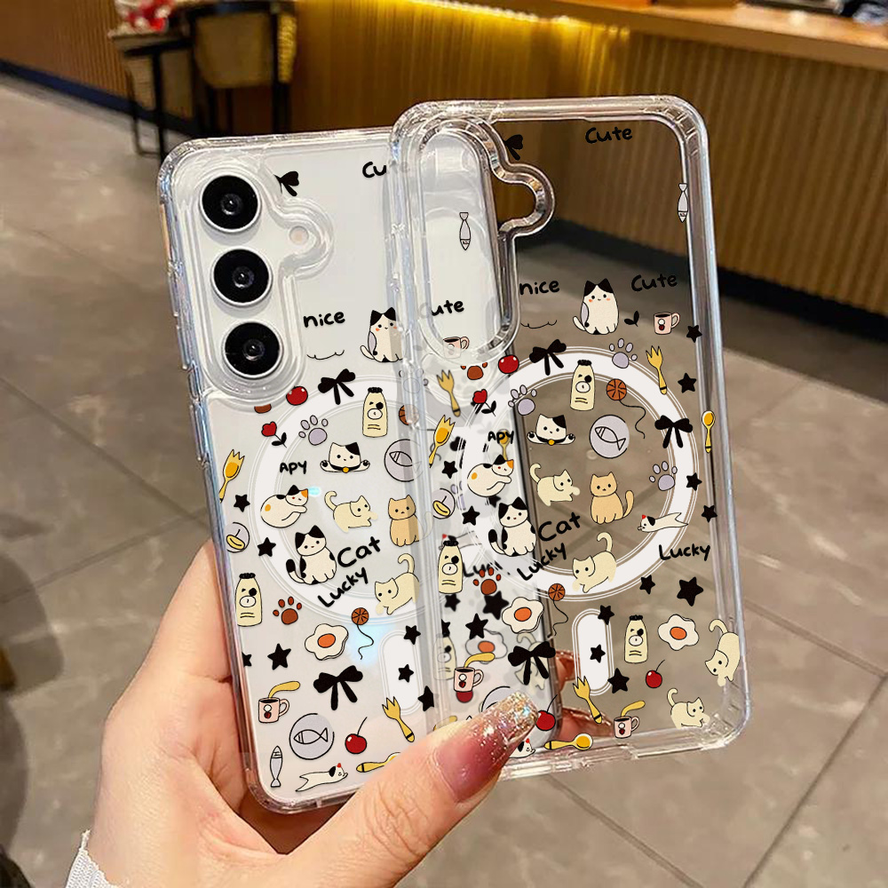 Cute Cat Magnetic Phone Case F - Phone Cases Magsafe ulasan dan harga
