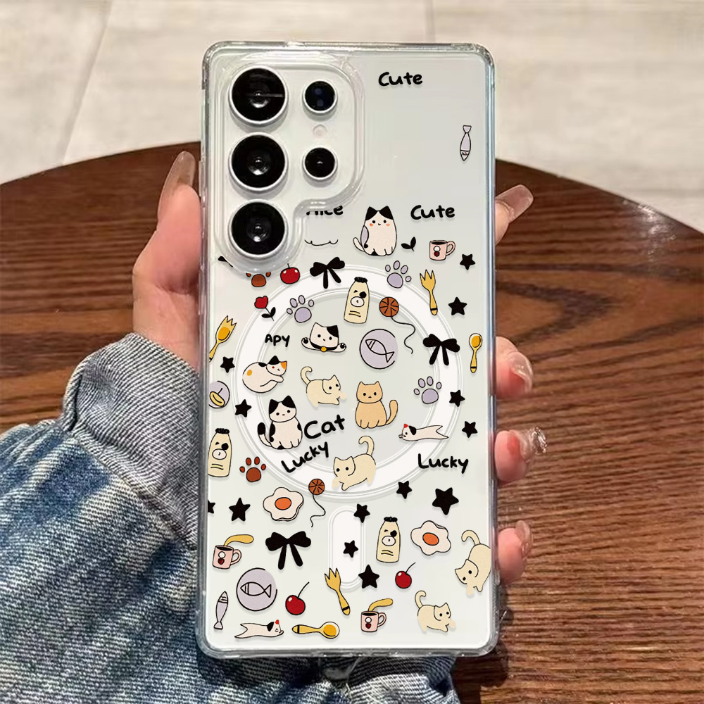 Cute Cat Magnetic Phone Case F - Phone Cases Magsafe ulasan dan harga