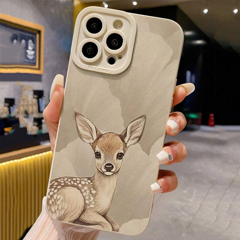 For Xiaomi 15T Case Deer Paint - Phone Cases Brown ulasan dan harga
