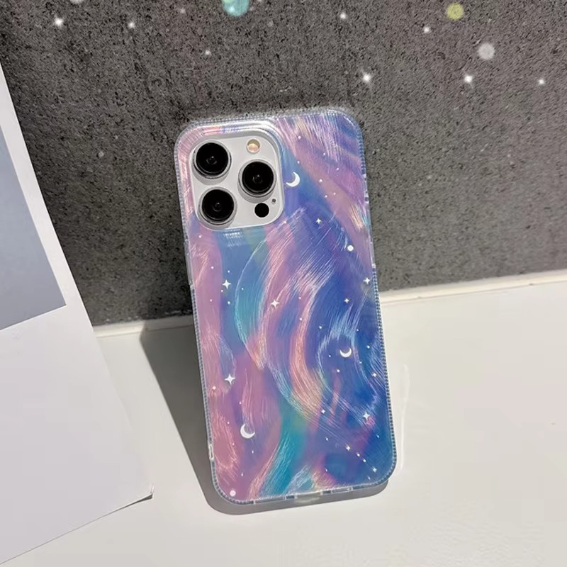 Fashion Glitter Starry Gradien - Phone Cases Iphone 11 ulasan dan harga