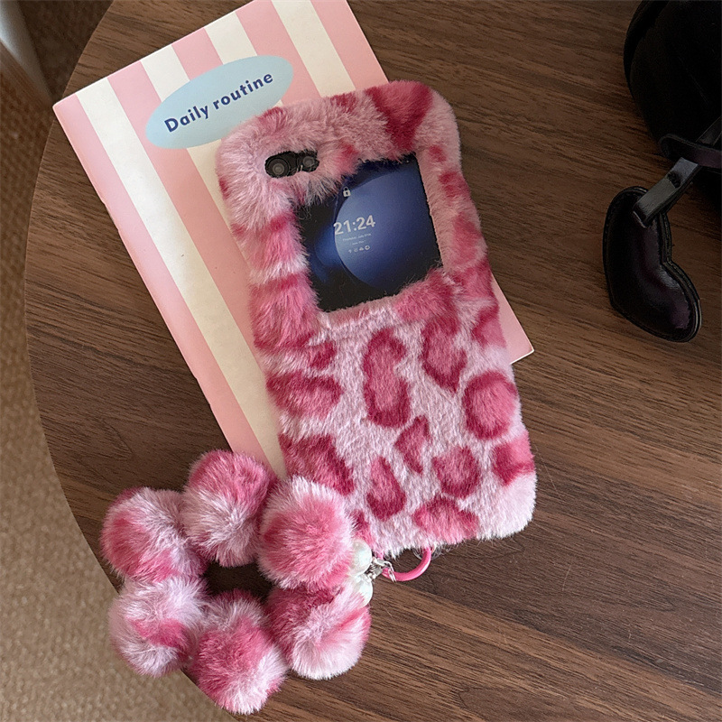 Fashion Leopard Print Fluffy P - Phone Cases Trendy ulasan dan harga