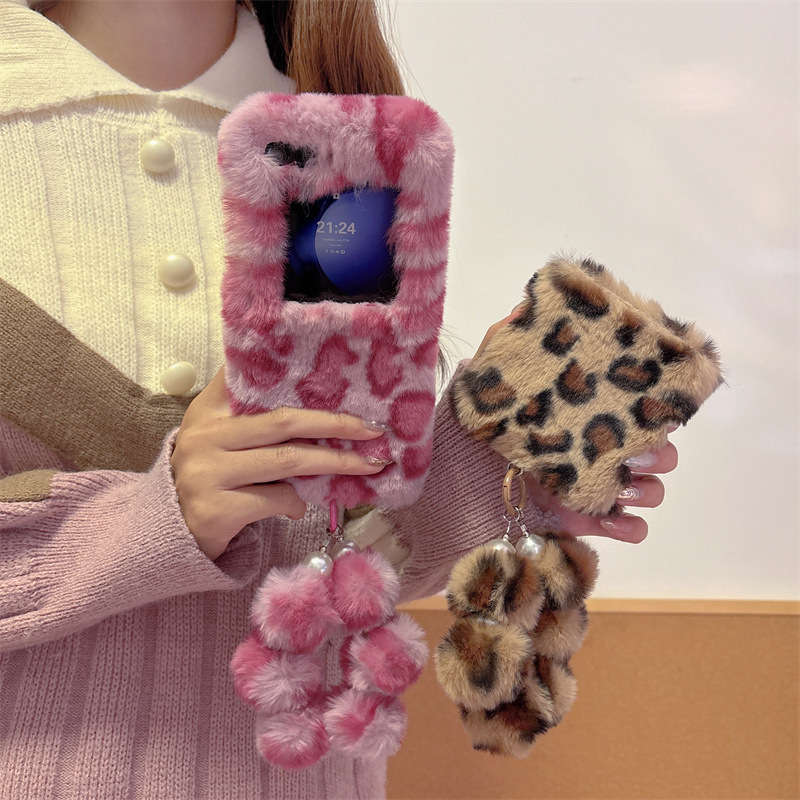 Fashion Leopard Print Fluffy P - Phone Cases Trendy ulasan dan harga