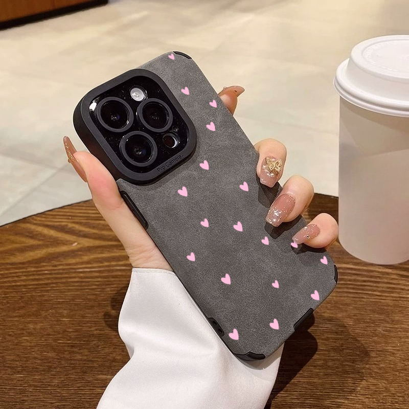 Fashion Pink Heart Pattern Pho - Phone Cases Trendy ulasan dan harga