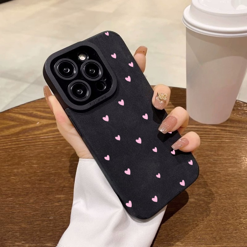 Fashion Pink Heart Pattern Pho - Phone Cases Trendy ulasan dan harga