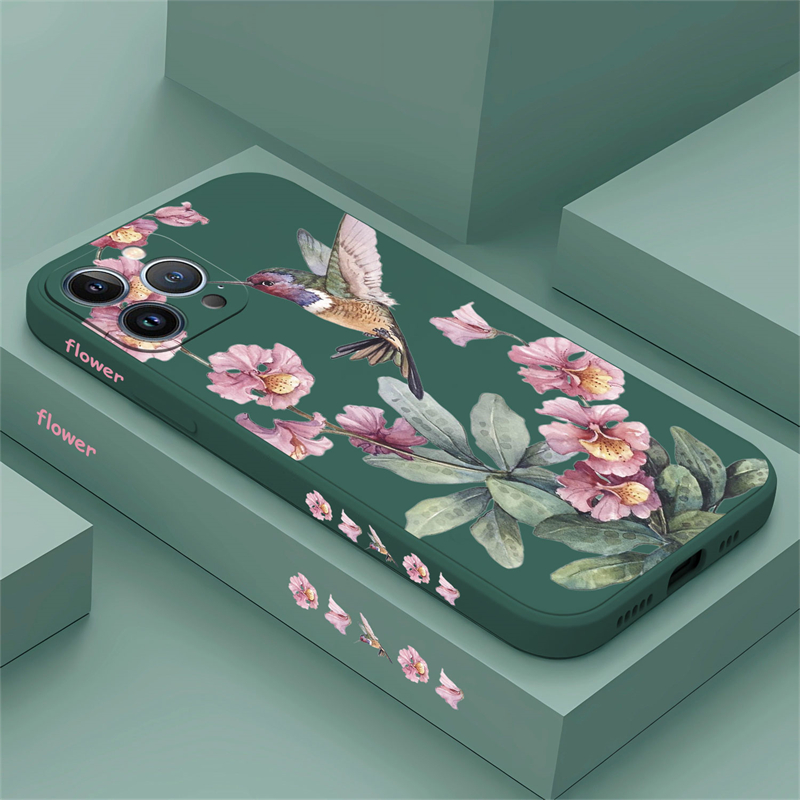 Painted Flowers Birds Phone Ca - Phone Cases Dior ulasan dan harga