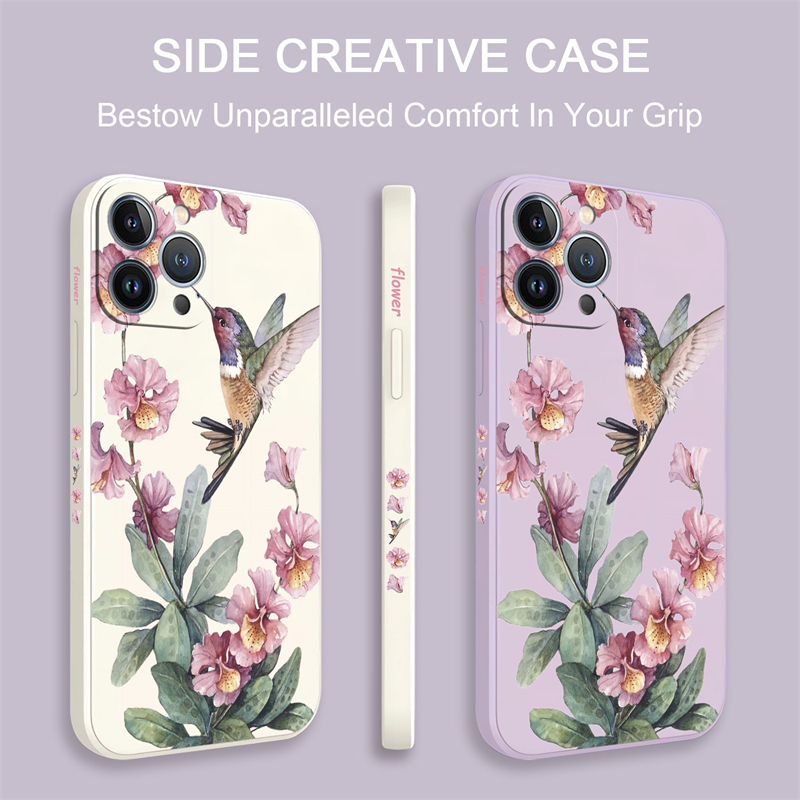 Painted Flowers Birds Phone Ca - Phone Cases Dior ulasan dan harga