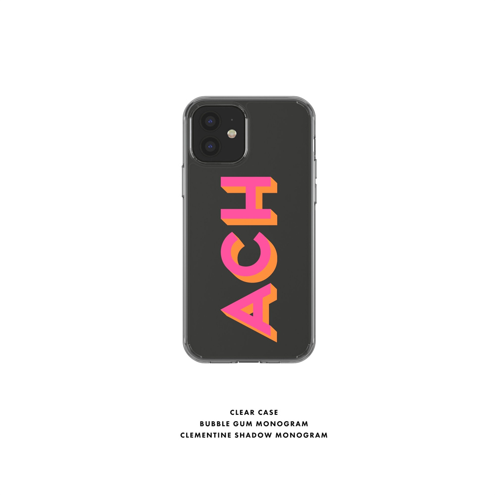 Monogram Initial Letters Soft  - Monogram Custom Case ulasan dan harga