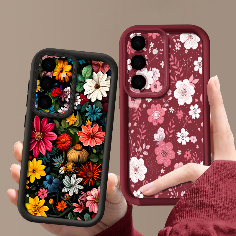 Colorful Flowers Pattern Case  - Phone Cases A14 Samsung ulasan dan harga